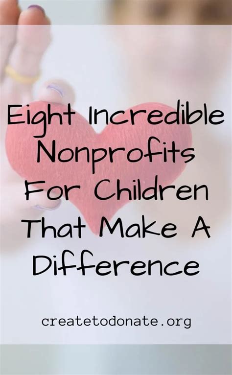 nonprofits for foster children.